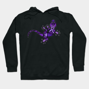 Purple Awareness Ribbon Gecko Mandala Hoodie